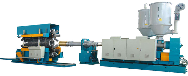 大口徑雙壁波紋管立式生產線